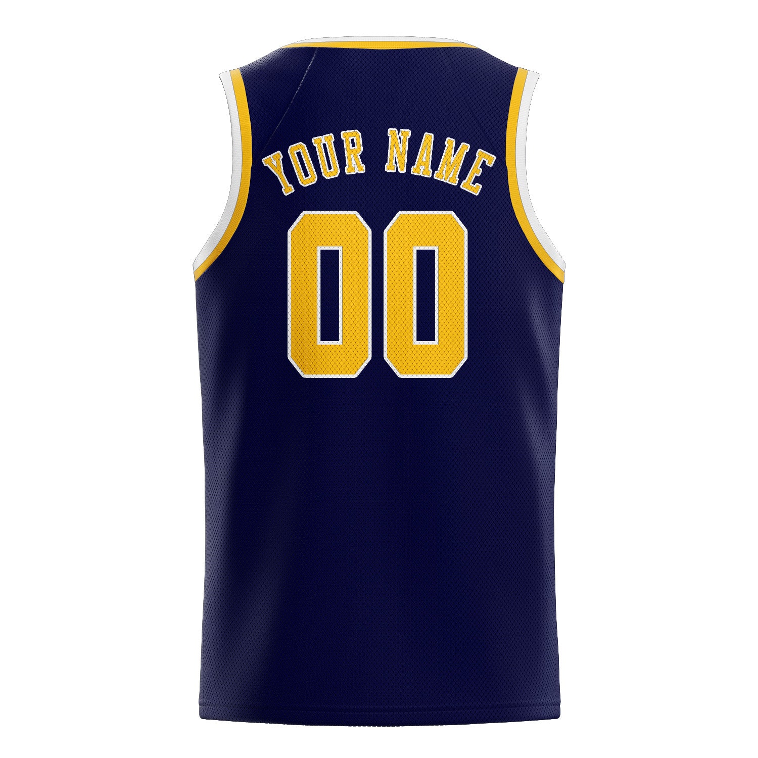 Benutzerdefiniertes Professionelles Stahlblau Gold Basketballtrikot