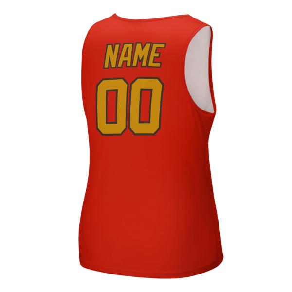 Maßgeschneidertes Orangerot Gelb Herren Tanktop