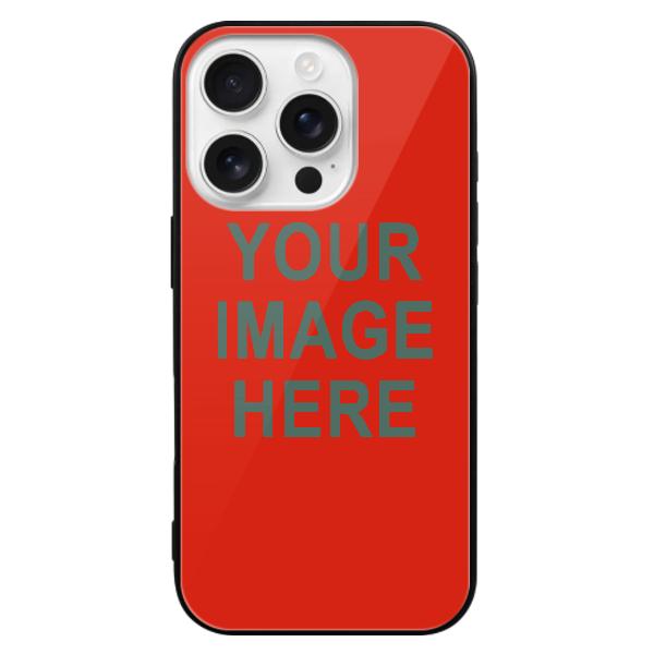 Custodia per telefono personalizzata arancione rosso verde acqua