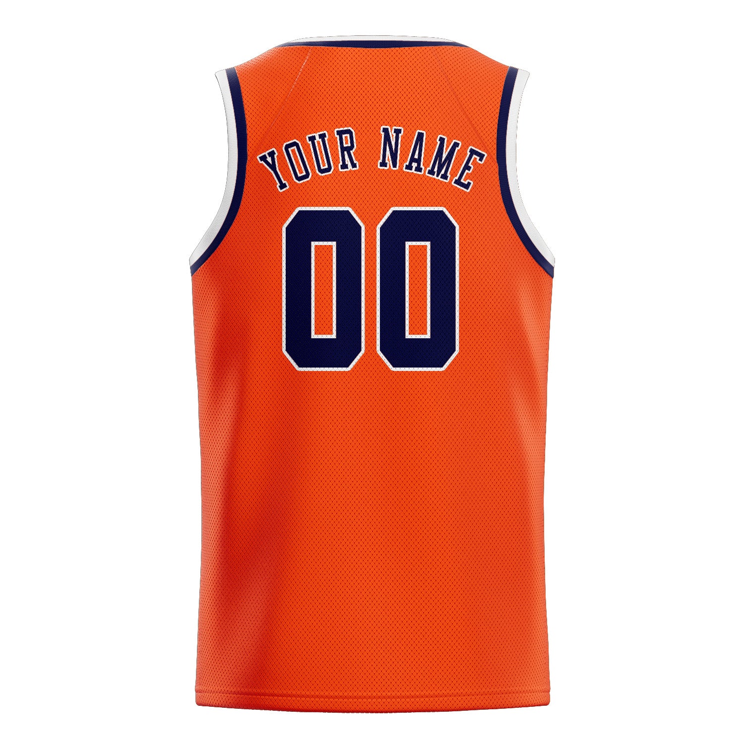 Benutzerdefiniertes Professionelles Orangerot Stahlblau Basketballtrikot