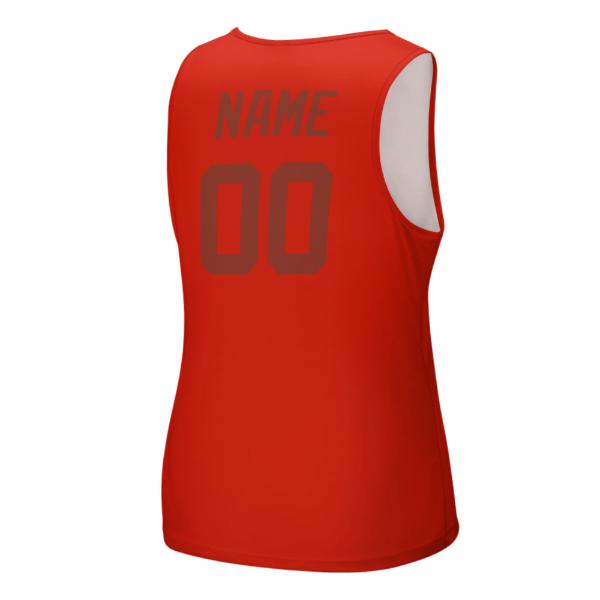 Maßgeschneidertes Orangerot Korallenrot Herren Tanktop