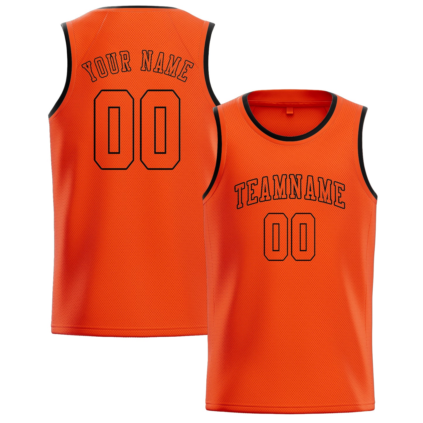 Benutzerdefiniertes Professionelles Orangerot Orangerot Basketballtrikot