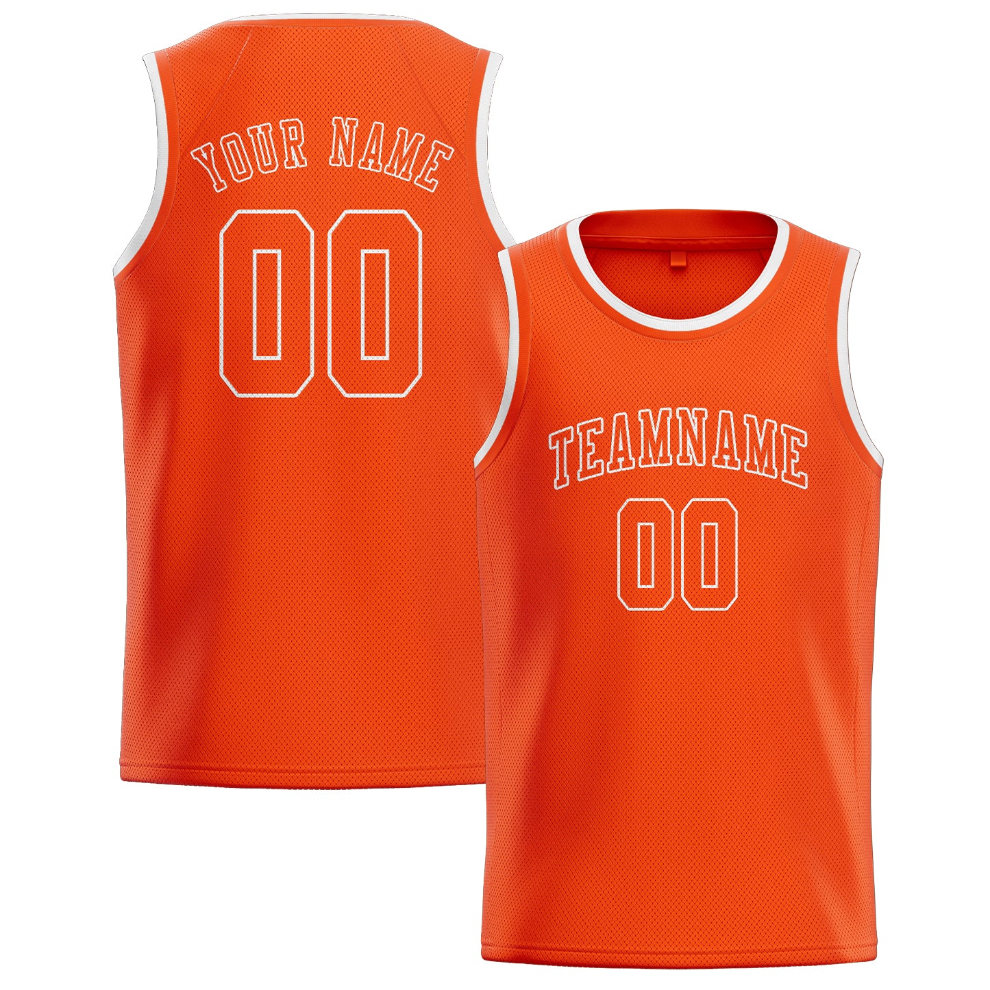 Benutzerdefiniertes Professionelles Orangerot Orangerot Basketballtrikot