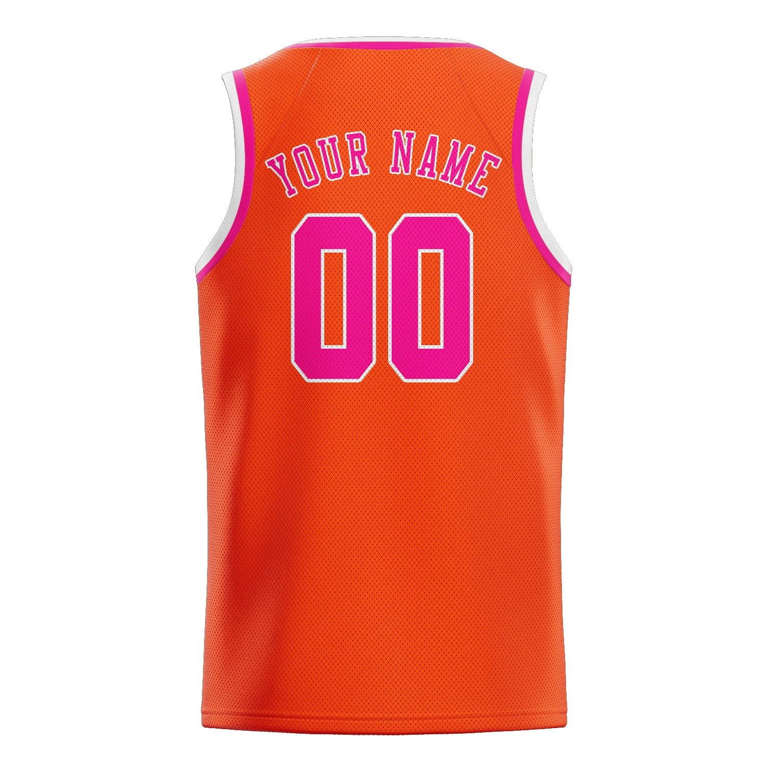 Benutzerdefiniertes Professionelles Orangerot Rosarot Basketballtrikot