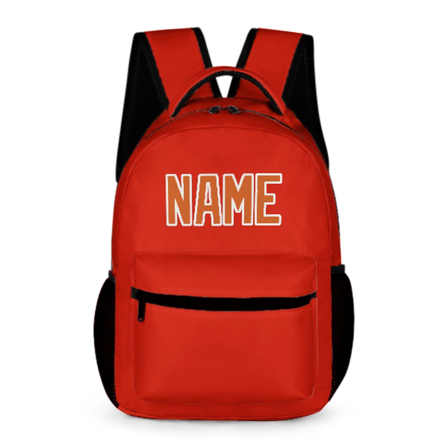 Maßgeschneidertes Orangerot Orange Kinderrucksack