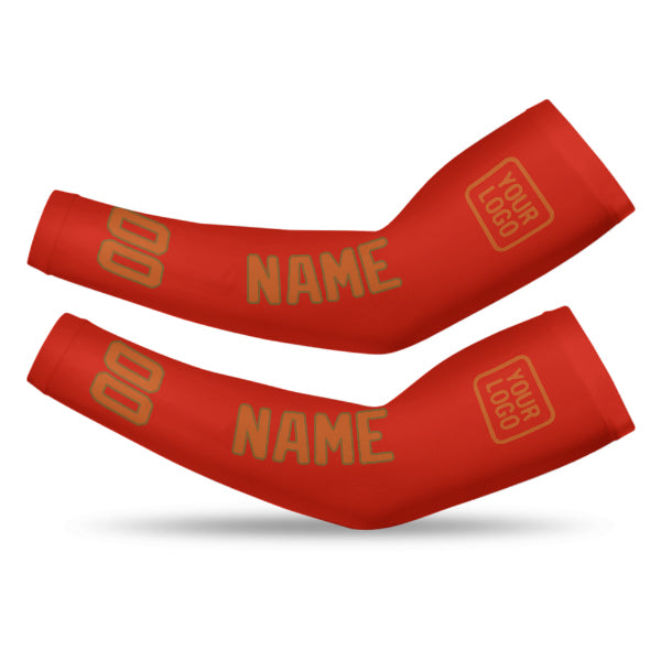 Maßgeschneidertes Orangerot Orange Armschutz