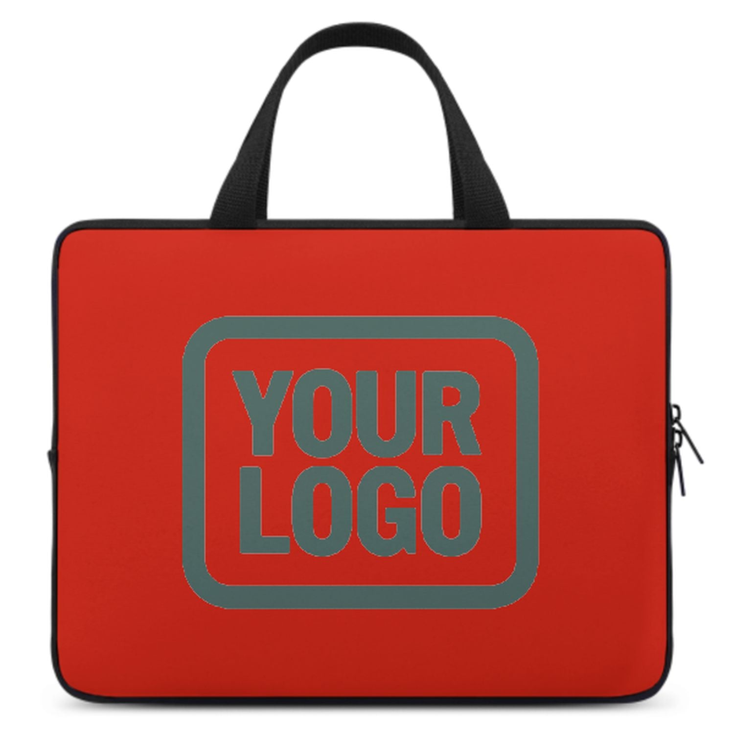 Borsa per laptop personalizzata arancione rossa blu verde
