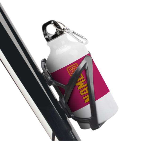 Maßgeschneidertes Rosarot Gelb Sportflasche