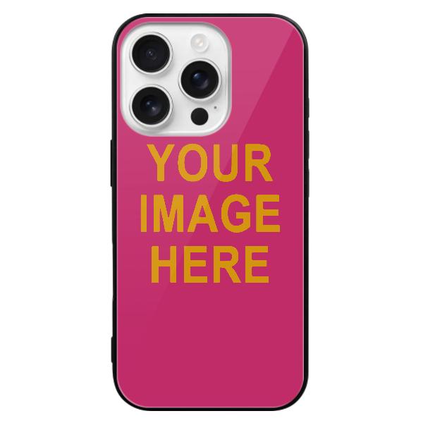 Custodia per telefono personalizzata rosa e gialla