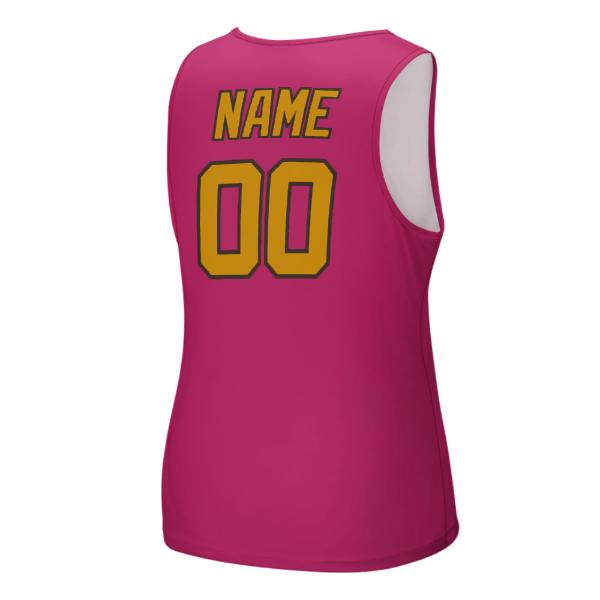 Maßgeschneidertes Rosarot Gelb Herren Tanktop