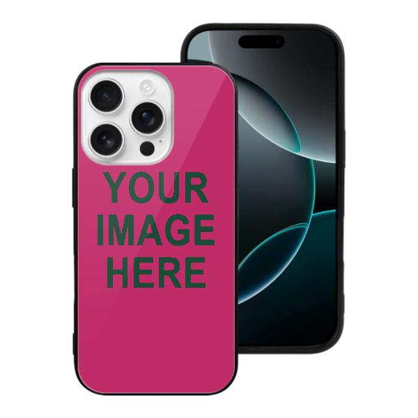 Custodia per telefono personalizzata rosa e verde muschio