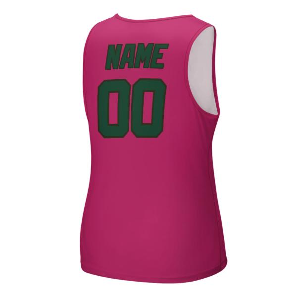 Maßgeschneidertes Rosarot Moosgrün Herren Tanktop