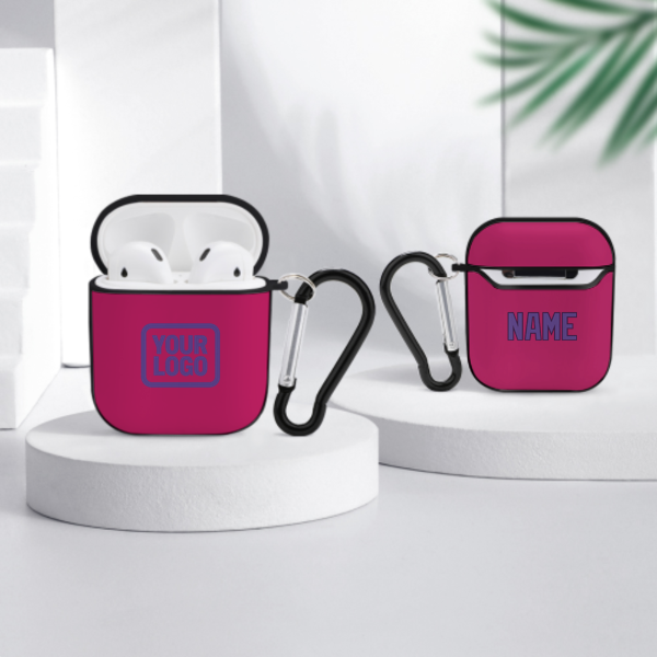 Maßgeschneidertes Rosarot Lavendel AirPods-Hülle