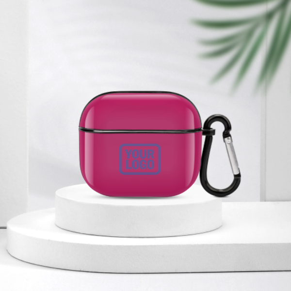Maßgeschneidertes Rosarot Lavendel AirPods-Hülle (3. Generation)