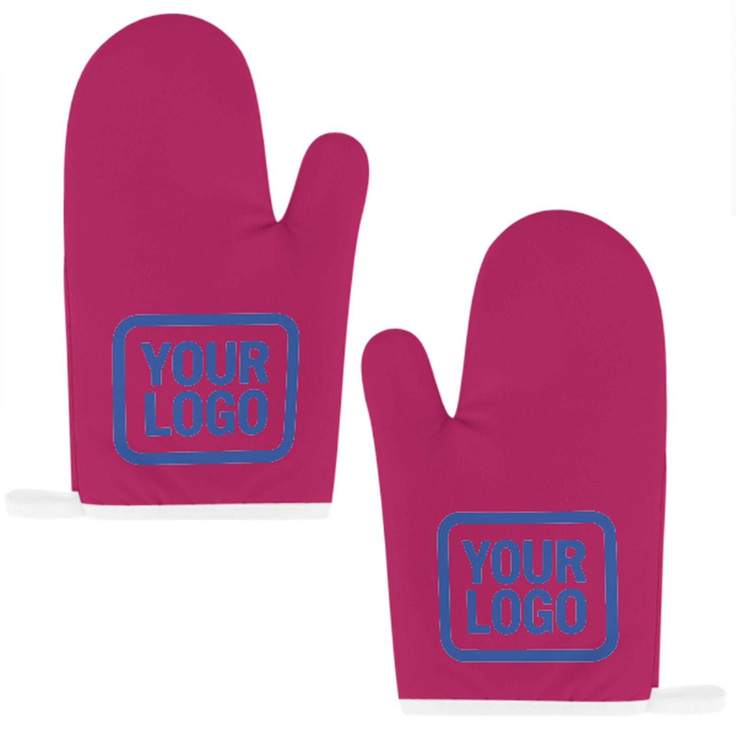 Maßgeschneidertes Rosarot  Himmelblau Topfhandschuh Set – 2-teilig