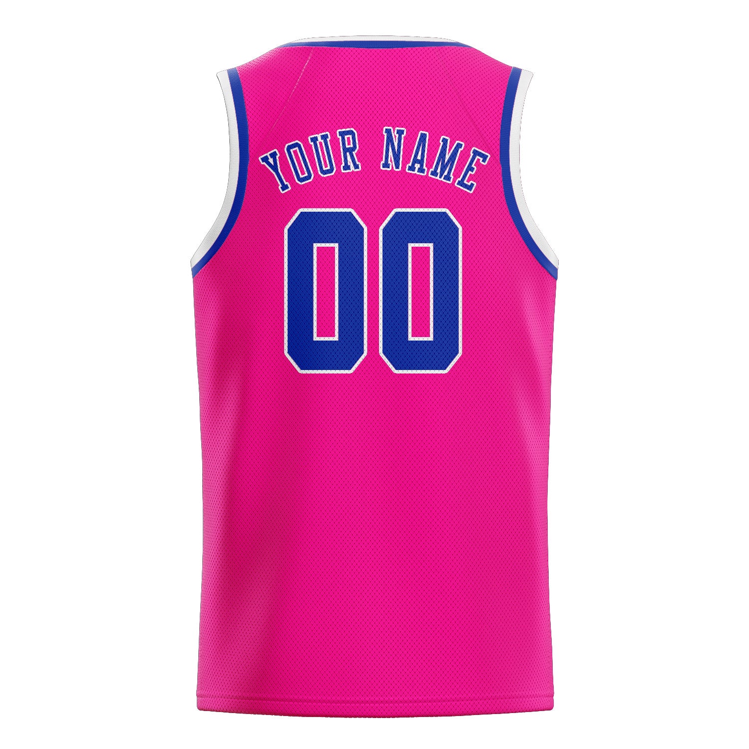 Benutzerdefiniertes Professionelles Rosarot Himmelblau Basketballtrikot