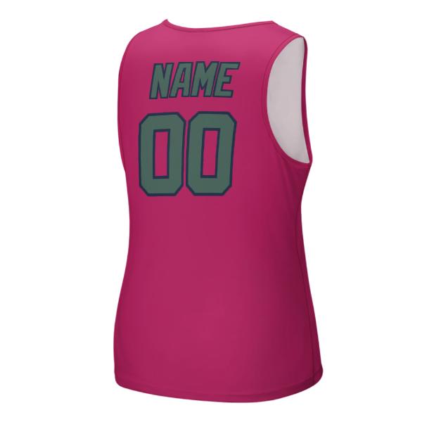 Maßgeschneidertes Rosarot Blaugrün Herren Tanktop