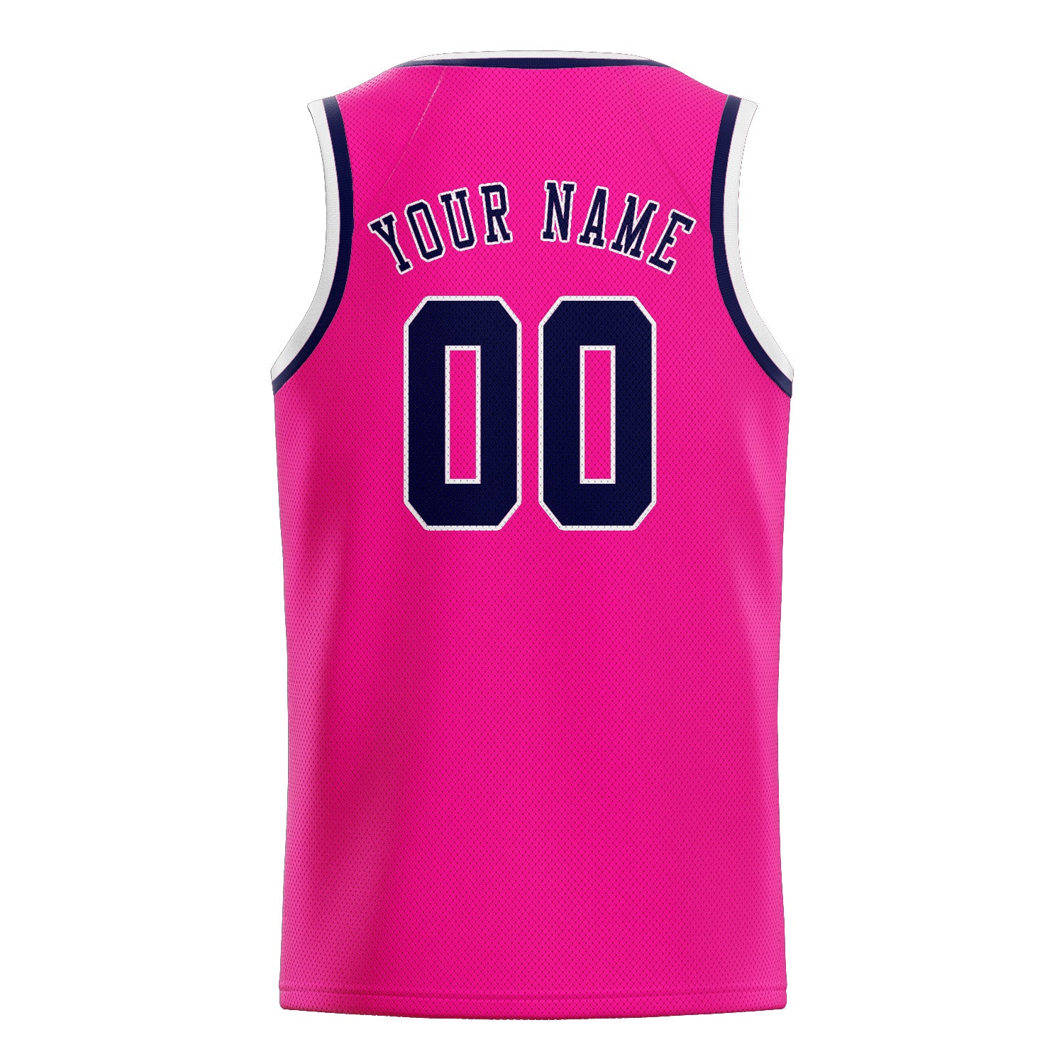 Benutzerdefiniertes Professionelles Rosarot Stahlblau Basketballtrikot