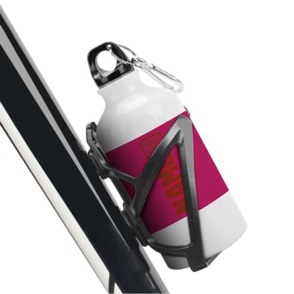 Maßgeschneidertes Rosarot Korallenrot Sportflasche
