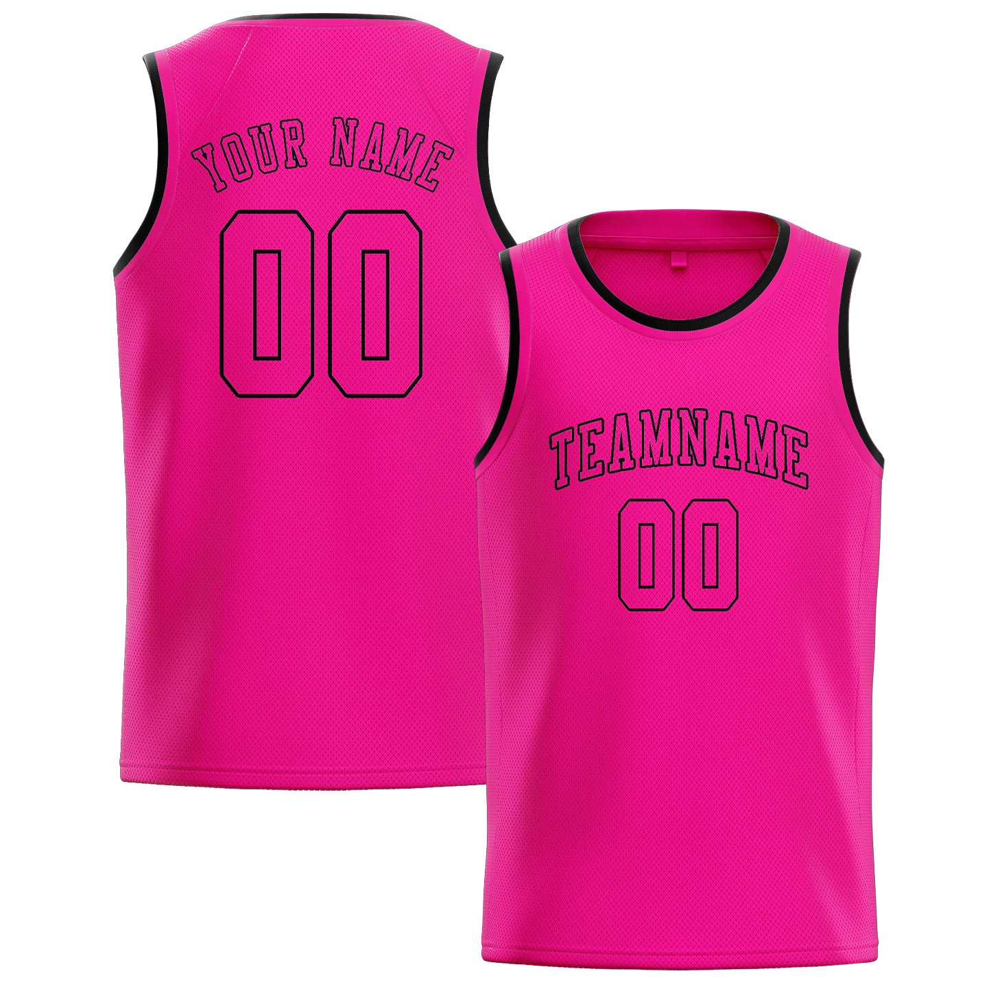 Benutzerdefiniertes Professionelles Rosarot Rosarot Basketballtrikot