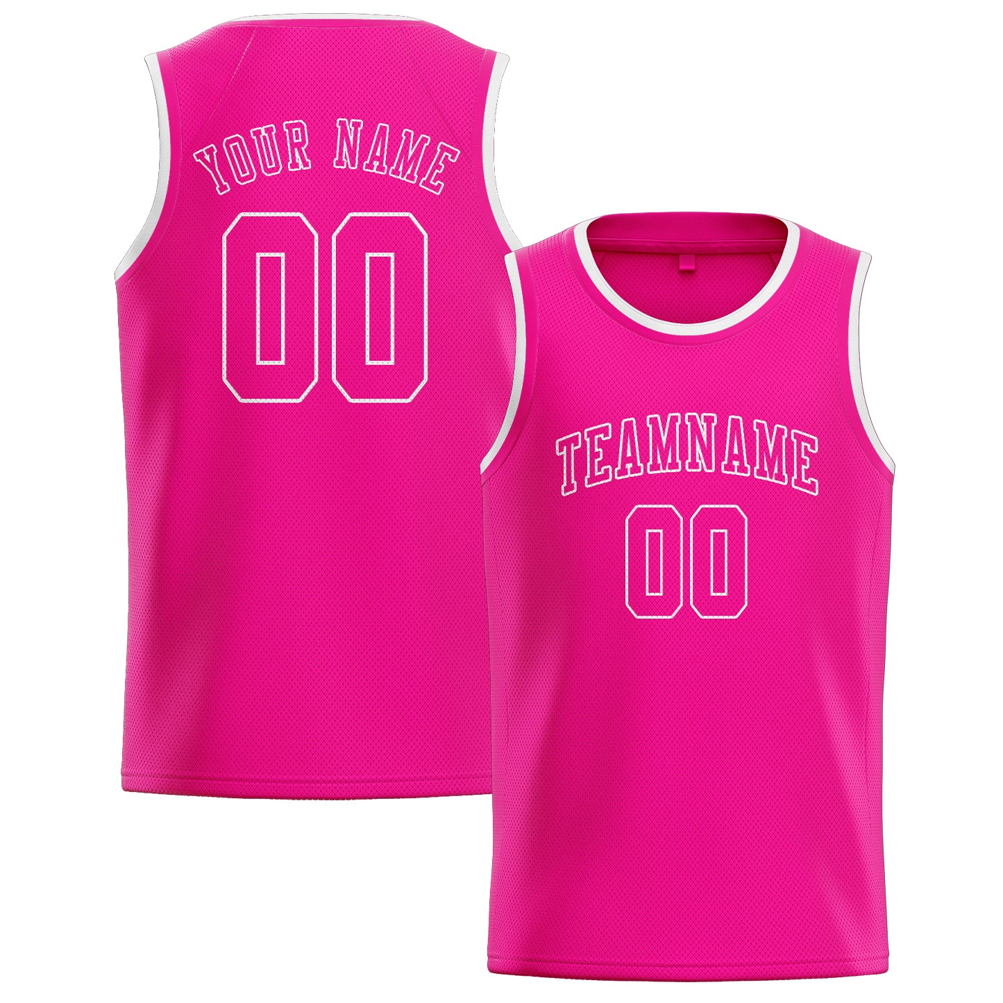 Benutzerdefiniertes Professionelles Rosarot Rosarot Basketballtrikot