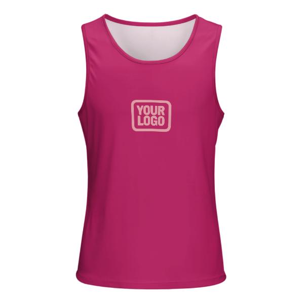 Maßgeschneidertes Rosarot Rosa Herren Tanktop