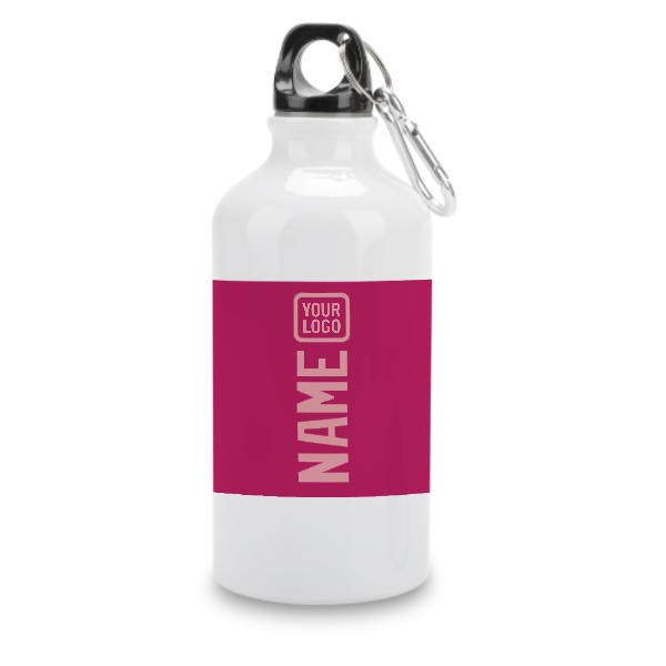 Maßgeschneidertes Rosarot Rosa Sportflasche
