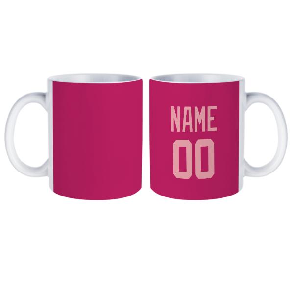 Maßgeschneidertes Rosarot Rosa Becher