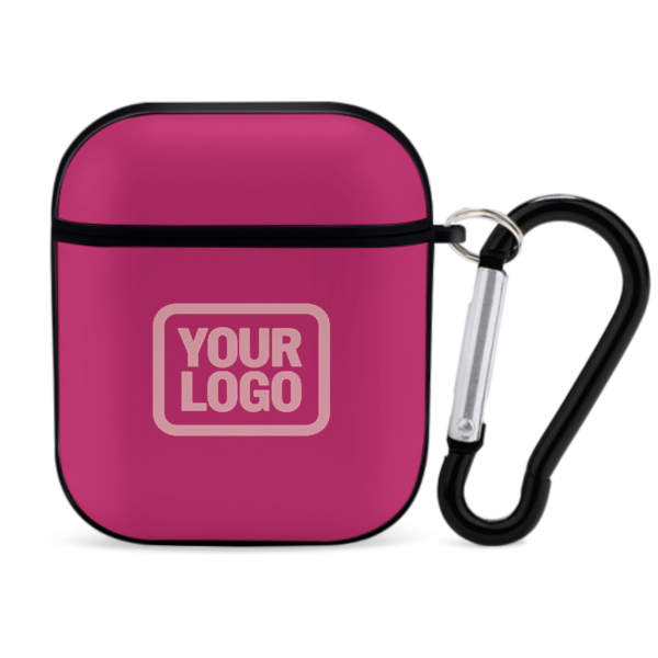 Maßgeschneidertes Rosarot Rosa AirPods-Hülle