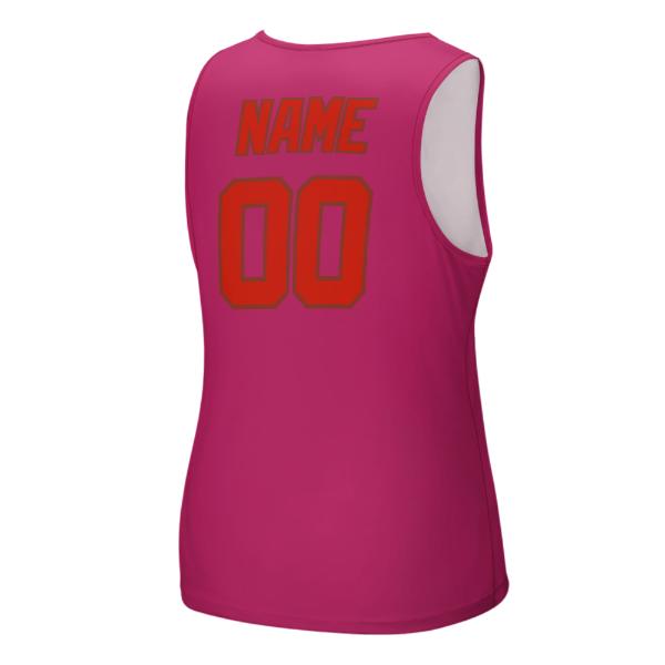 Maßgeschneidertes Rosarot Orangerot Herren Tanktop