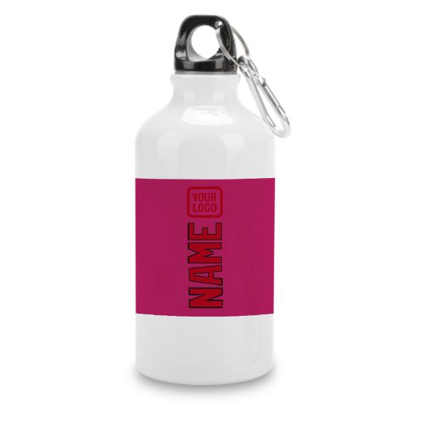 Maßgeschneidertes Rosarot Rot Sportflasche