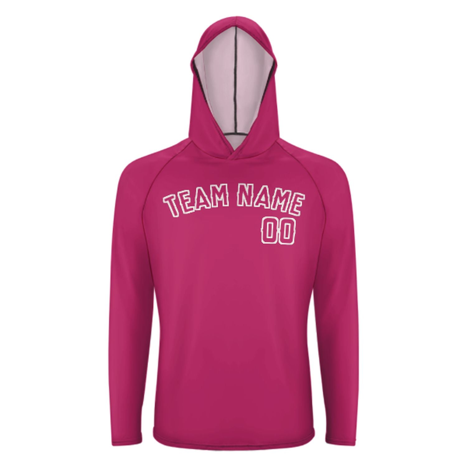 Maßgeschneidertes Rosarot Rosarot UV-Hoodie