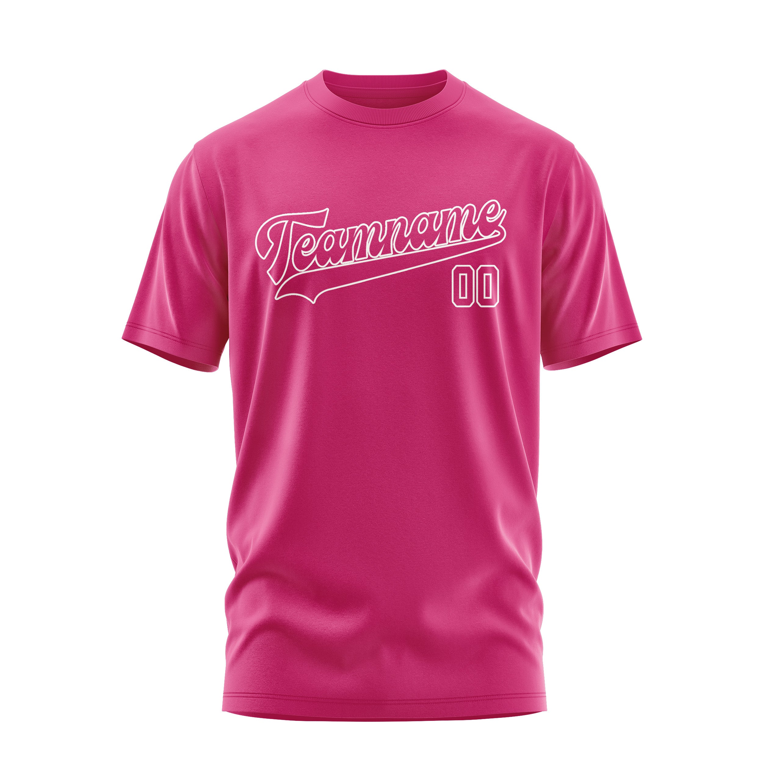 Maßgeschneidertes Rosarot Rosarot T-Shirt