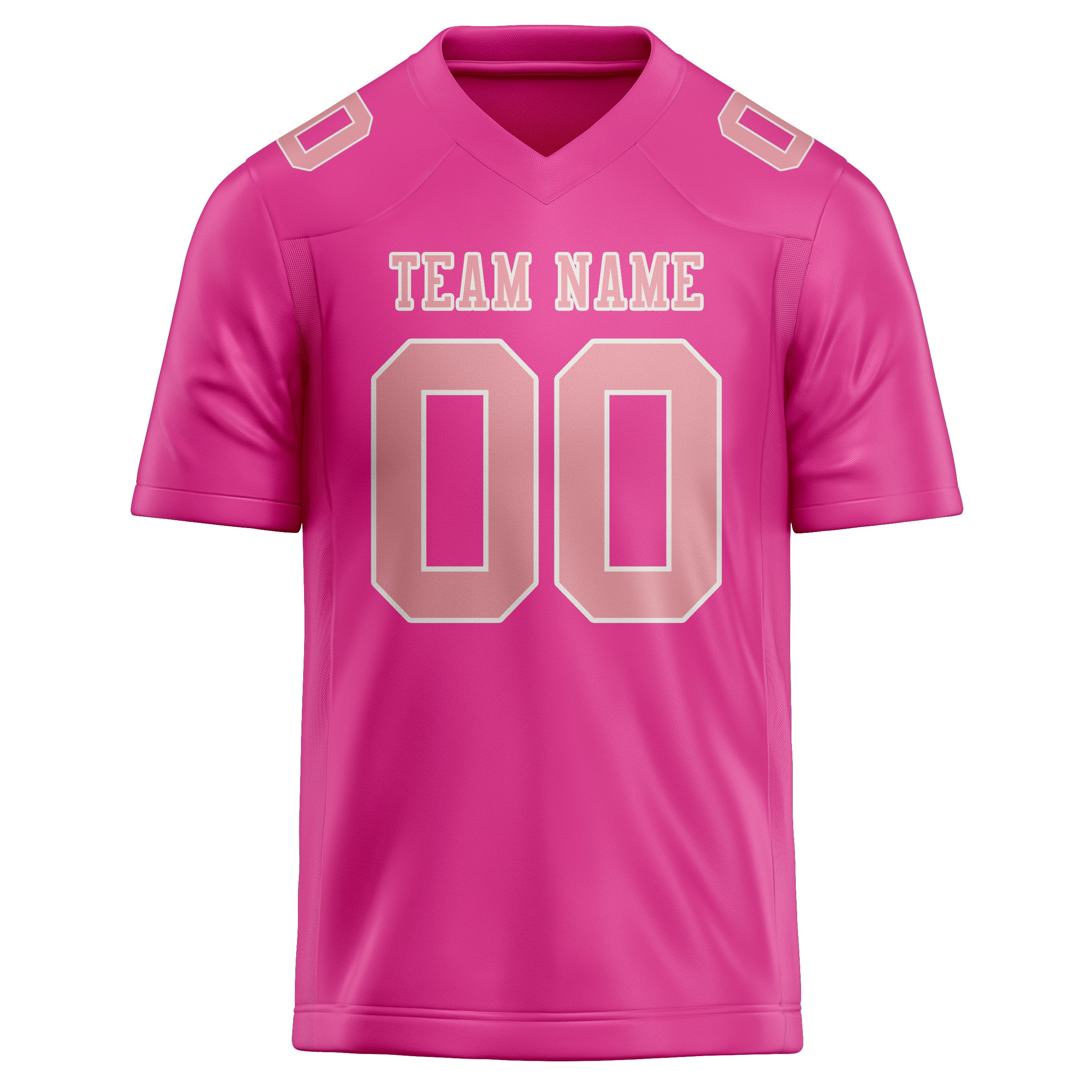 Maßgeschneidertes Professionelles Rosarot Rosa Rugbytrikot