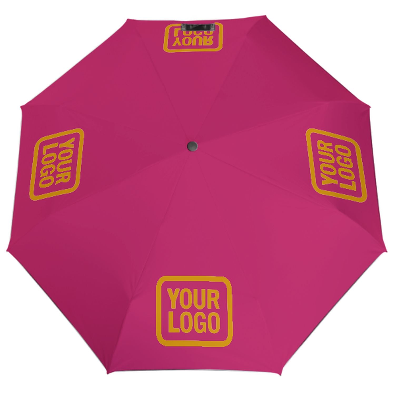 Ombrello automatico personalizzato rosa giallo