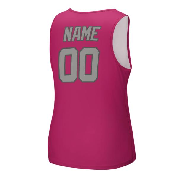 Maßgeschneidertes Rosarot Grau Herren Tanktop