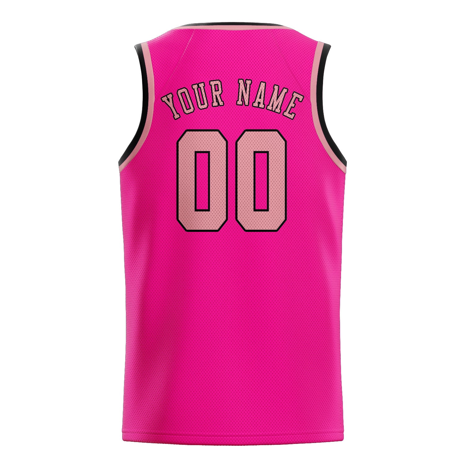 Benutzerdefiniertes Professionelles Rosarot Rosa Basketballtrikot