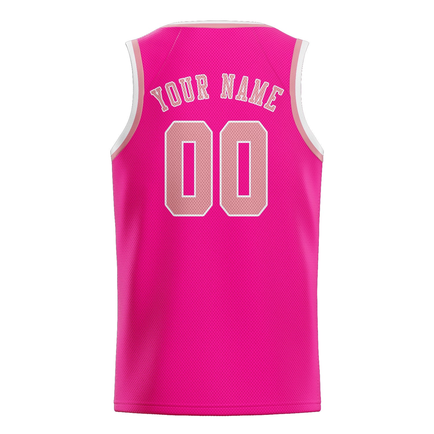 Benutzerdefiniertes Professionelles Rosarot Rosa Basketballtrikot