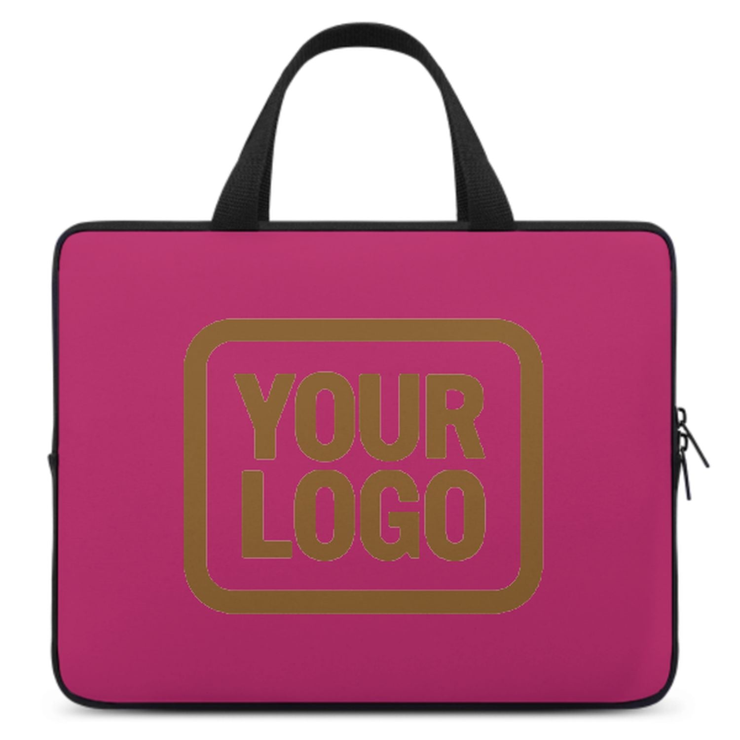 Maßgeschneidertes Rosarot Khaki Laptop Tasche
