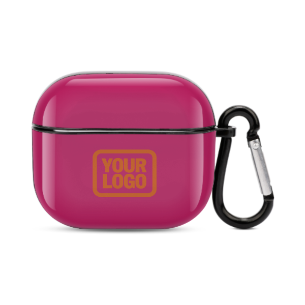Maßgeschneidertes Rosarot Orange AirPods-Hülle (3. Generation)