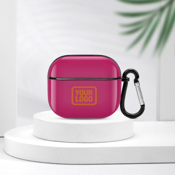Maßgeschneidertes Rosarot Orange AirPods-Hülle (3. Generation)