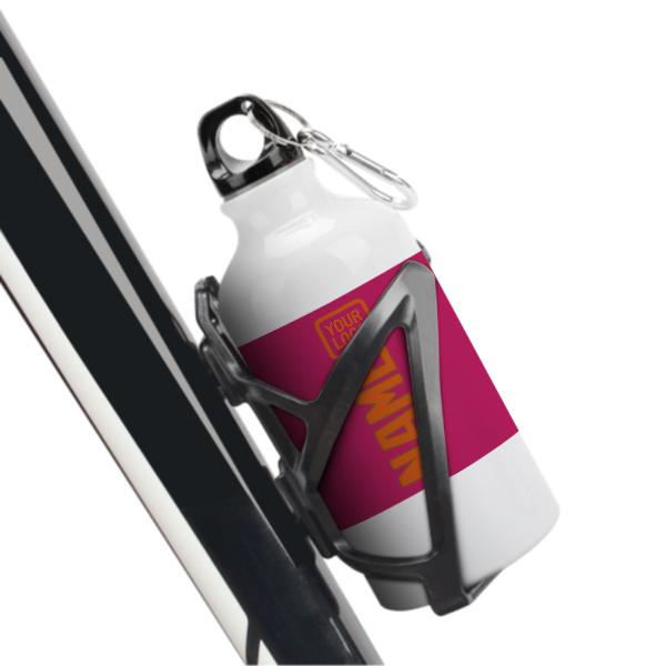 Maßgeschneidertes Rosarot Orange Sportflasche
