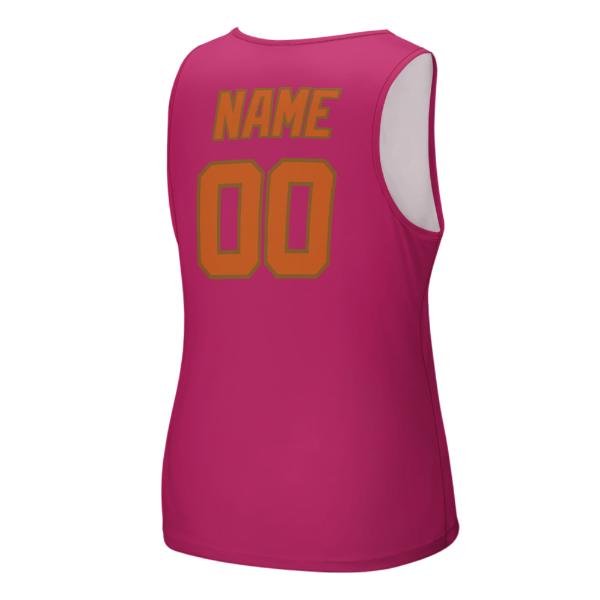 Maßgeschneidertes Rosarot Orange Herren Tanktop