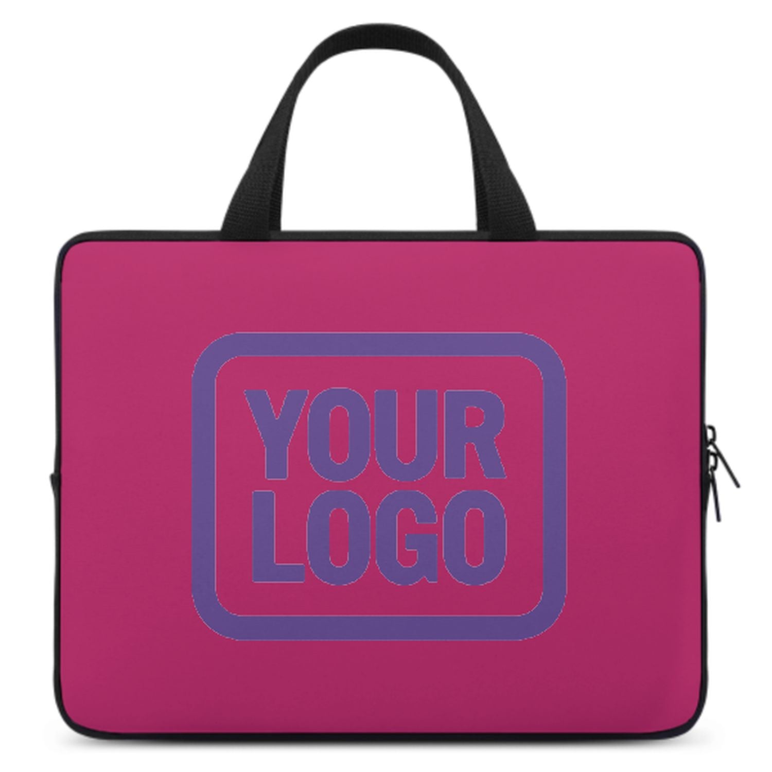 Maßgeschneidertes Rosarot Light Purple Laptop Tasche