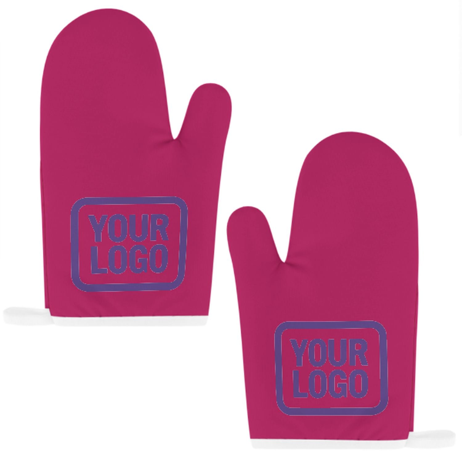 Maßgeschneidertes Rosarot  Lavendel Topfhandschuh Set – 2-teilig