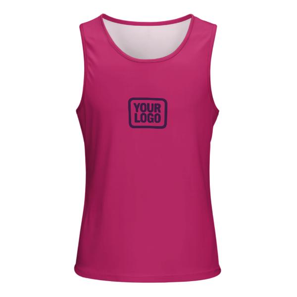 Maßgeschneidertes Rosarot Lila Herren Tanktop