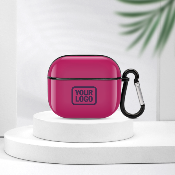 Maßgeschneidertes Rosarot Lila AirPods-Hülle (3. Generation)