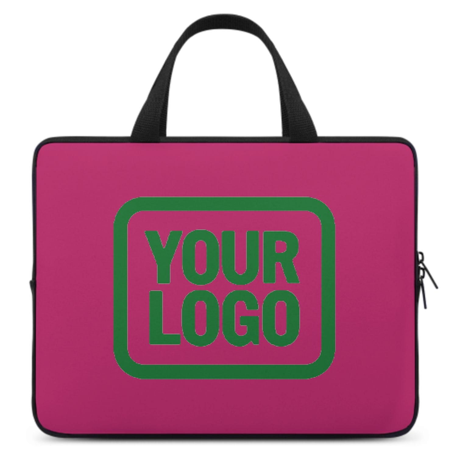 Maßgeschneidertes Rosarot Emerald Green Laptop Tasche