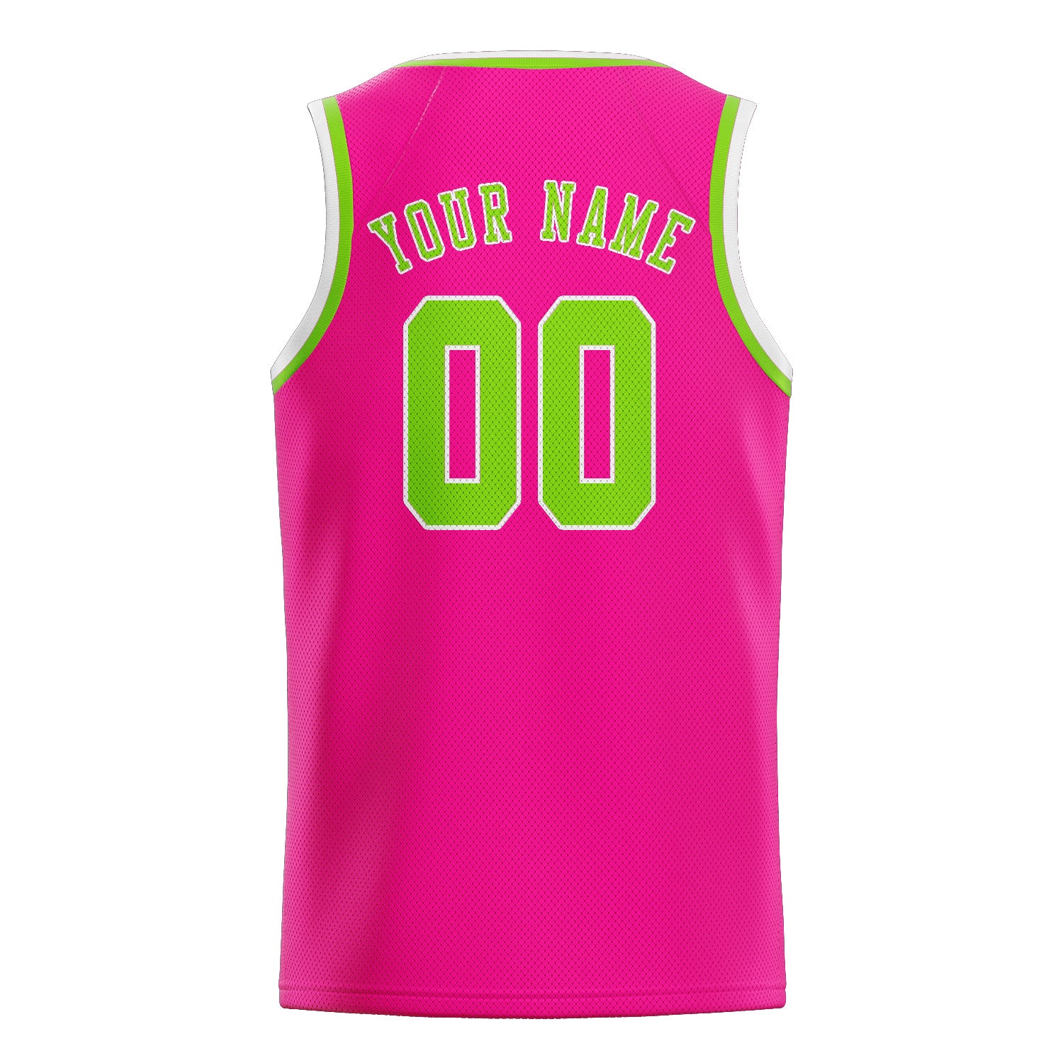 Benutzerdefiniertes Professionelles Rosarot Smaragdgrün Basketballtrikot