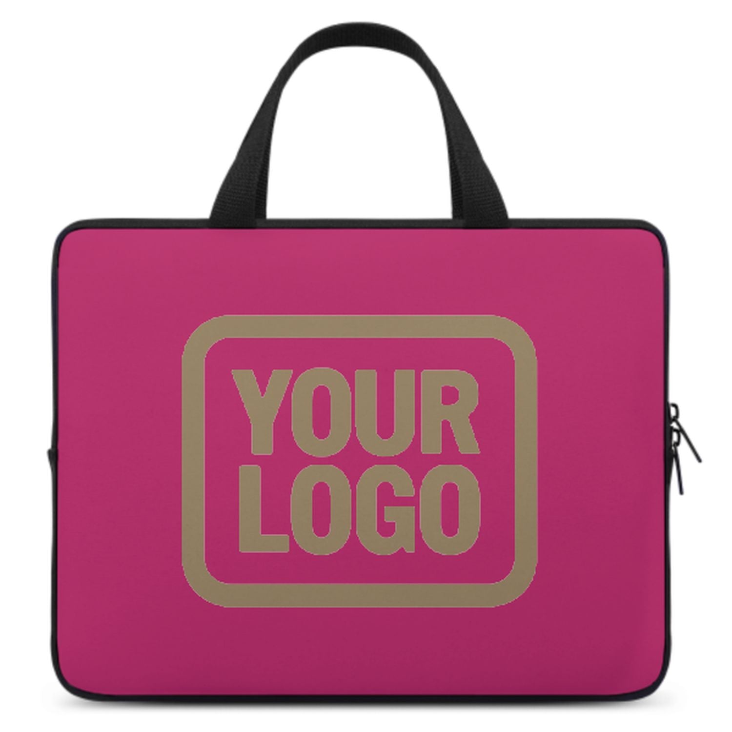 Maßgeschneidertes Rosarot Light Khaki Laptop Tasche